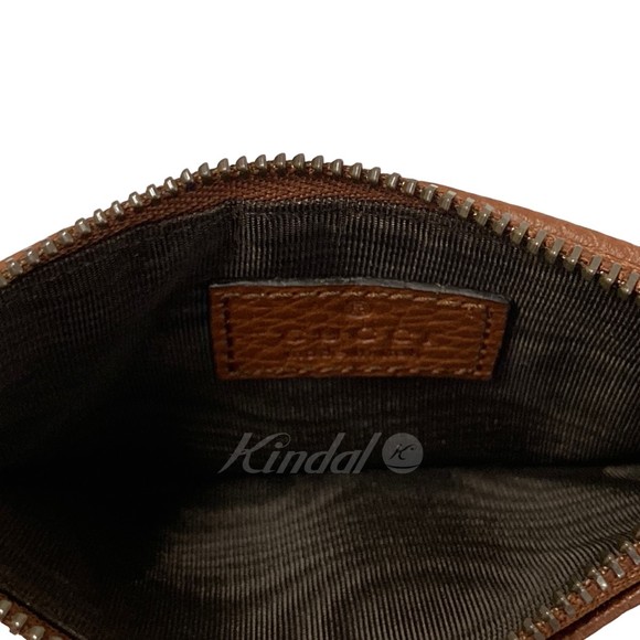 GUCCI Interlocking G Card Case Indigo Brown - Picture 4 of 5